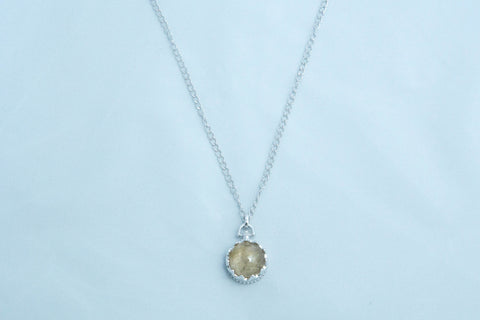 Rutilated Quartz Openable Necklace
